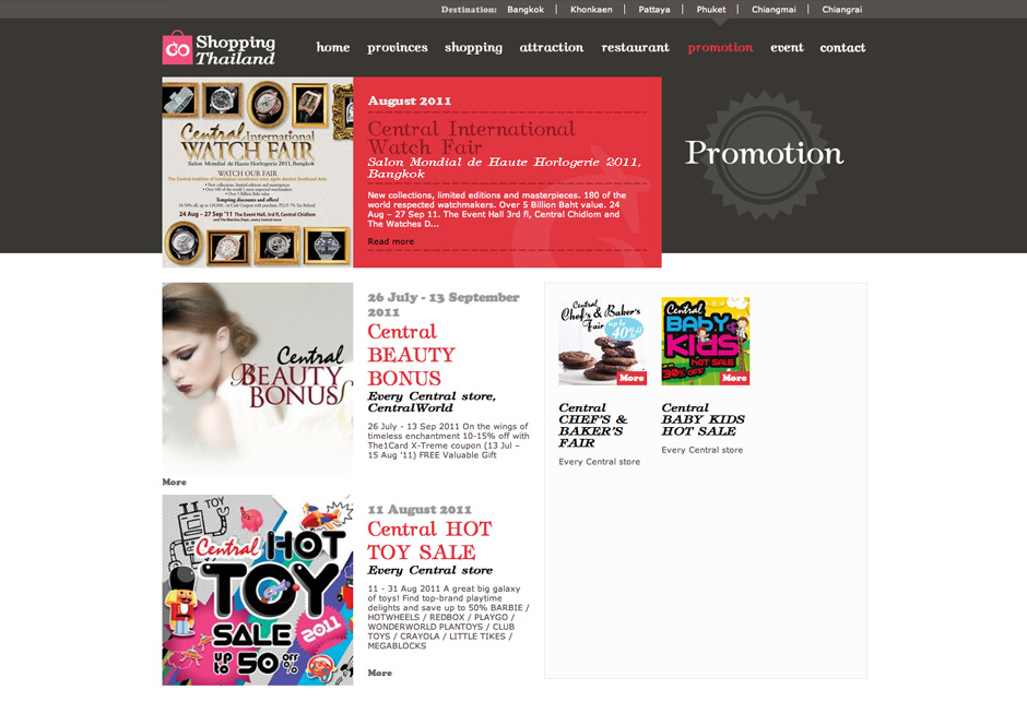 Go Shopping Thailand: Promotion Design Sundae