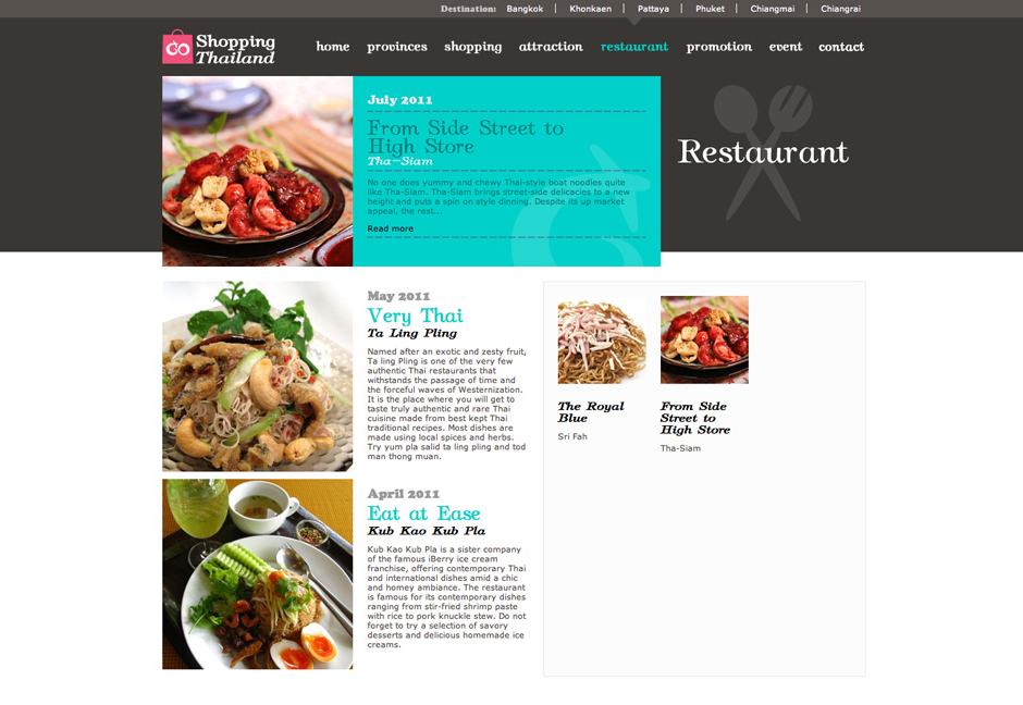 Go Shopping Thailand: Restaurant Design Sundae