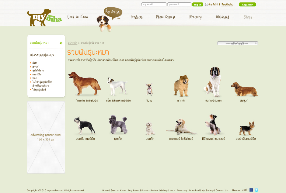 MyMaMha : Dog breeds Design Sundae