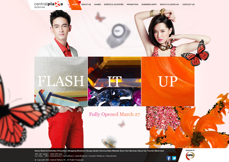 Central Plaza Udonthani : Homepage Design Sundae