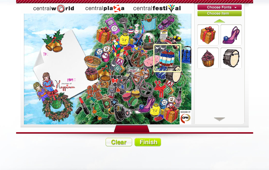 Journey of Happiness E-Card : Game2 Design Sundae