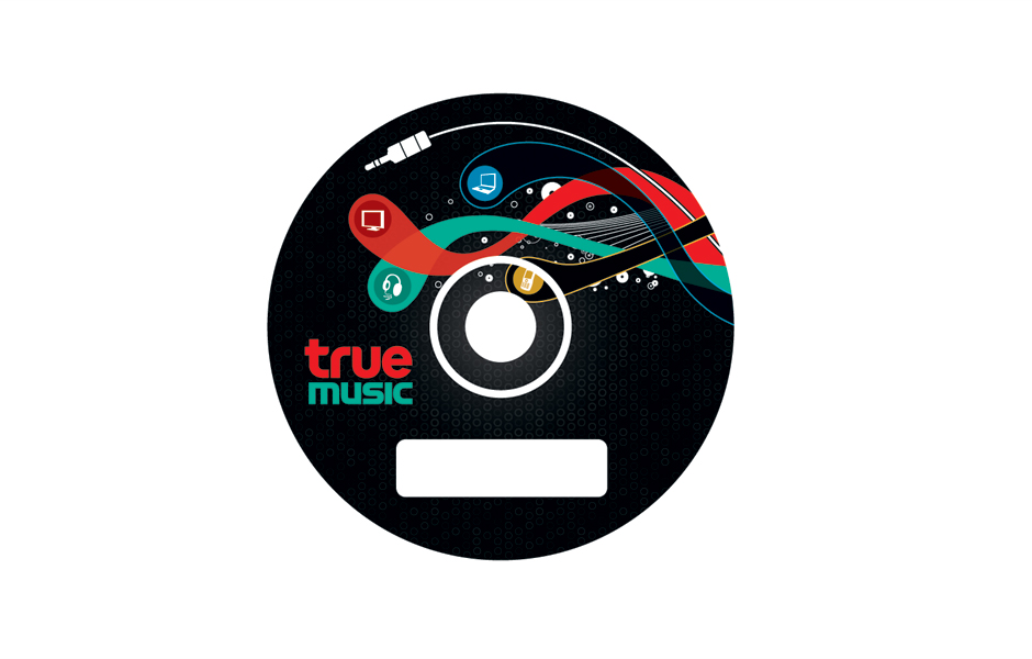 True Music Presentation Kit : CD Label Design Sundae
