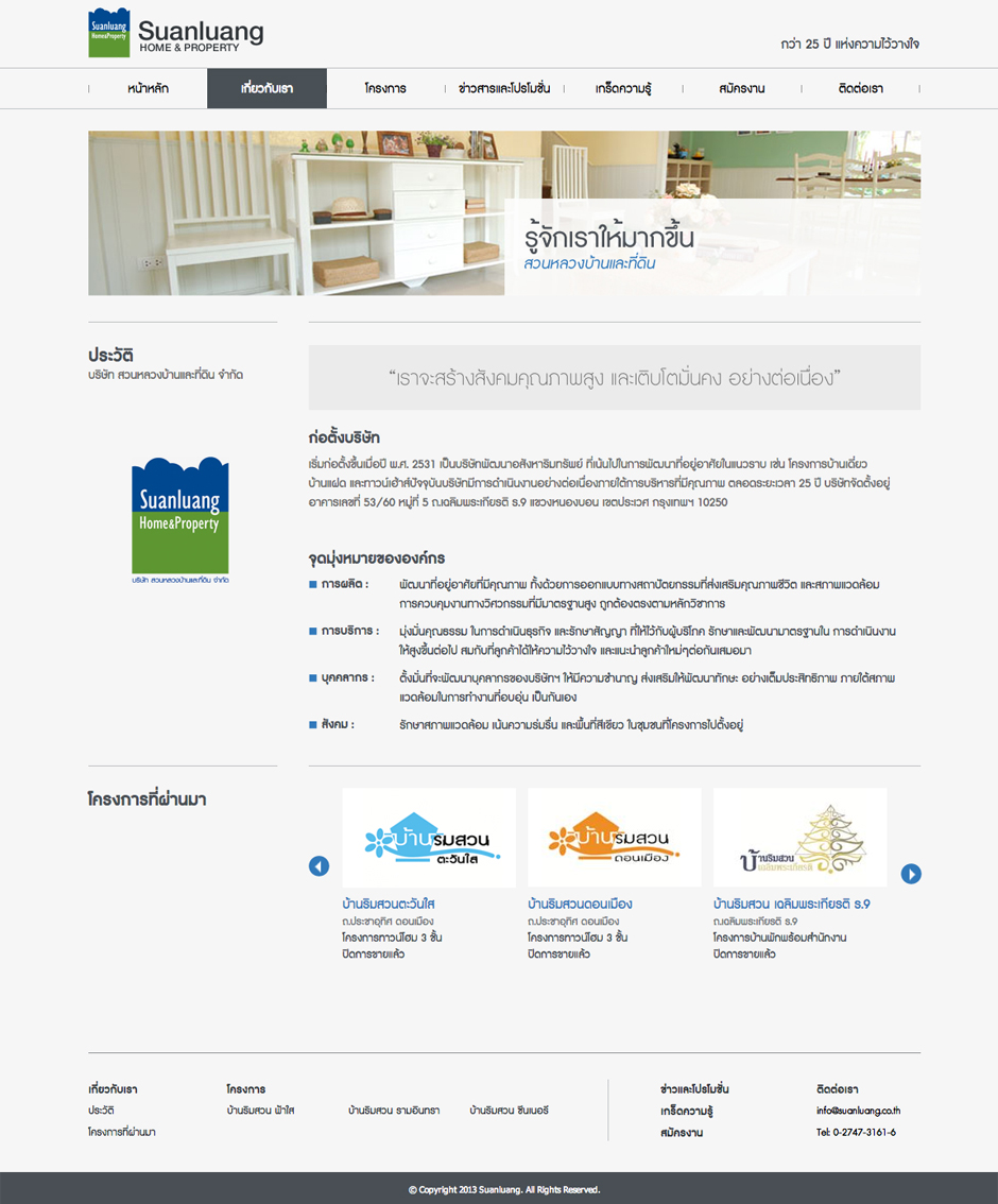 Suanluang About Page Design Sundae