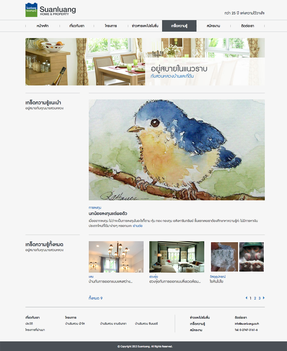 Suanluang Tips Page Design Sundae