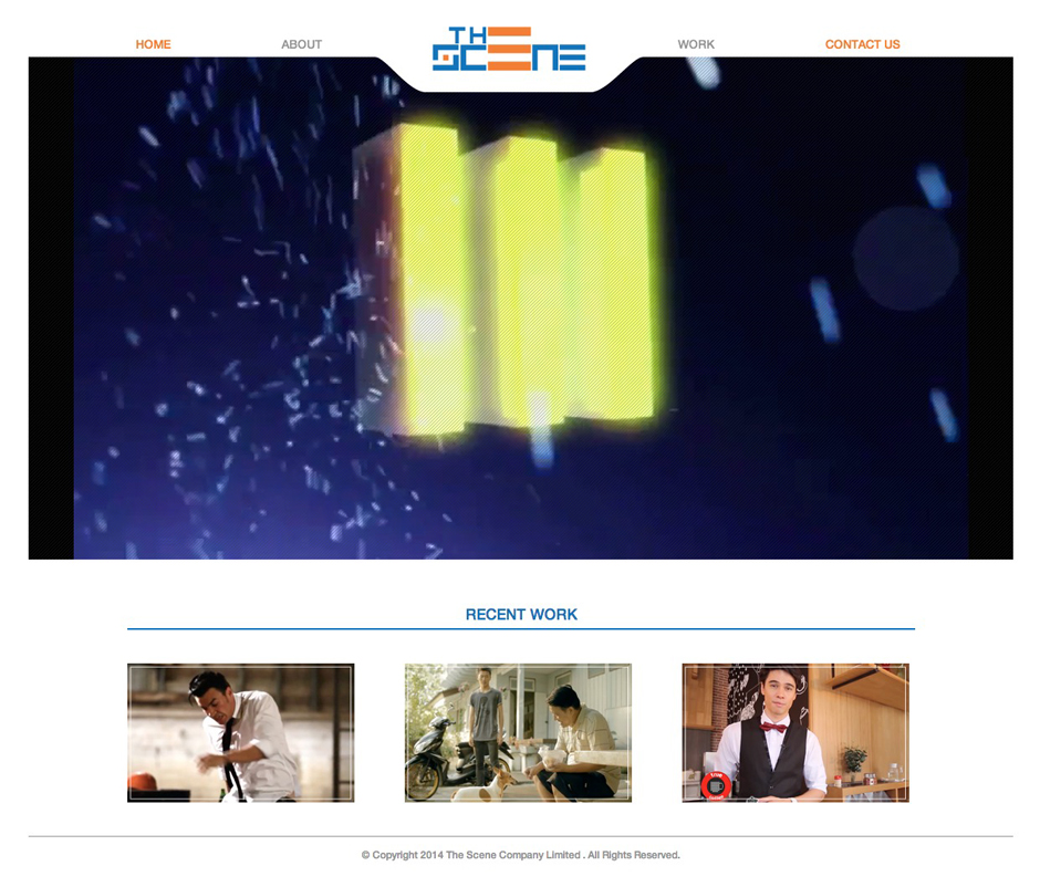 The Scene Homepage Design Sundae