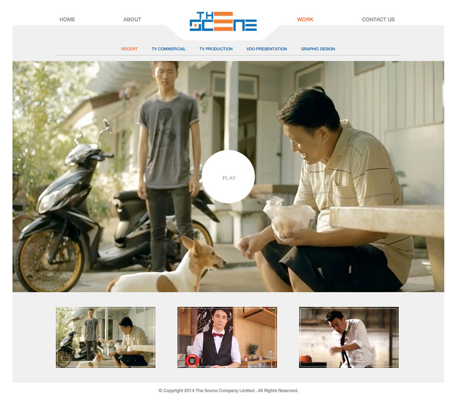 The Scene Work Detail Page Design Sundae