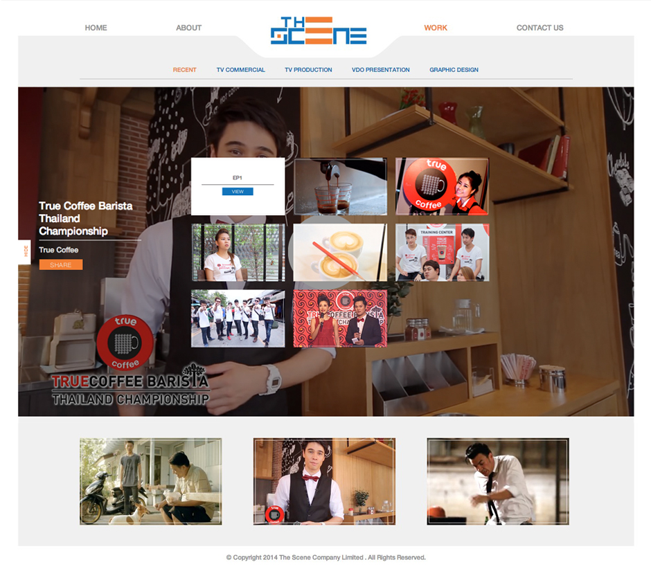 The Scene Work Detail List Page Design Sundae