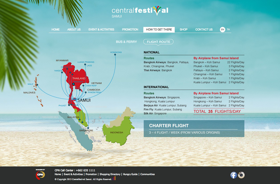 Central Festival Samui : How to get there Design Sundae