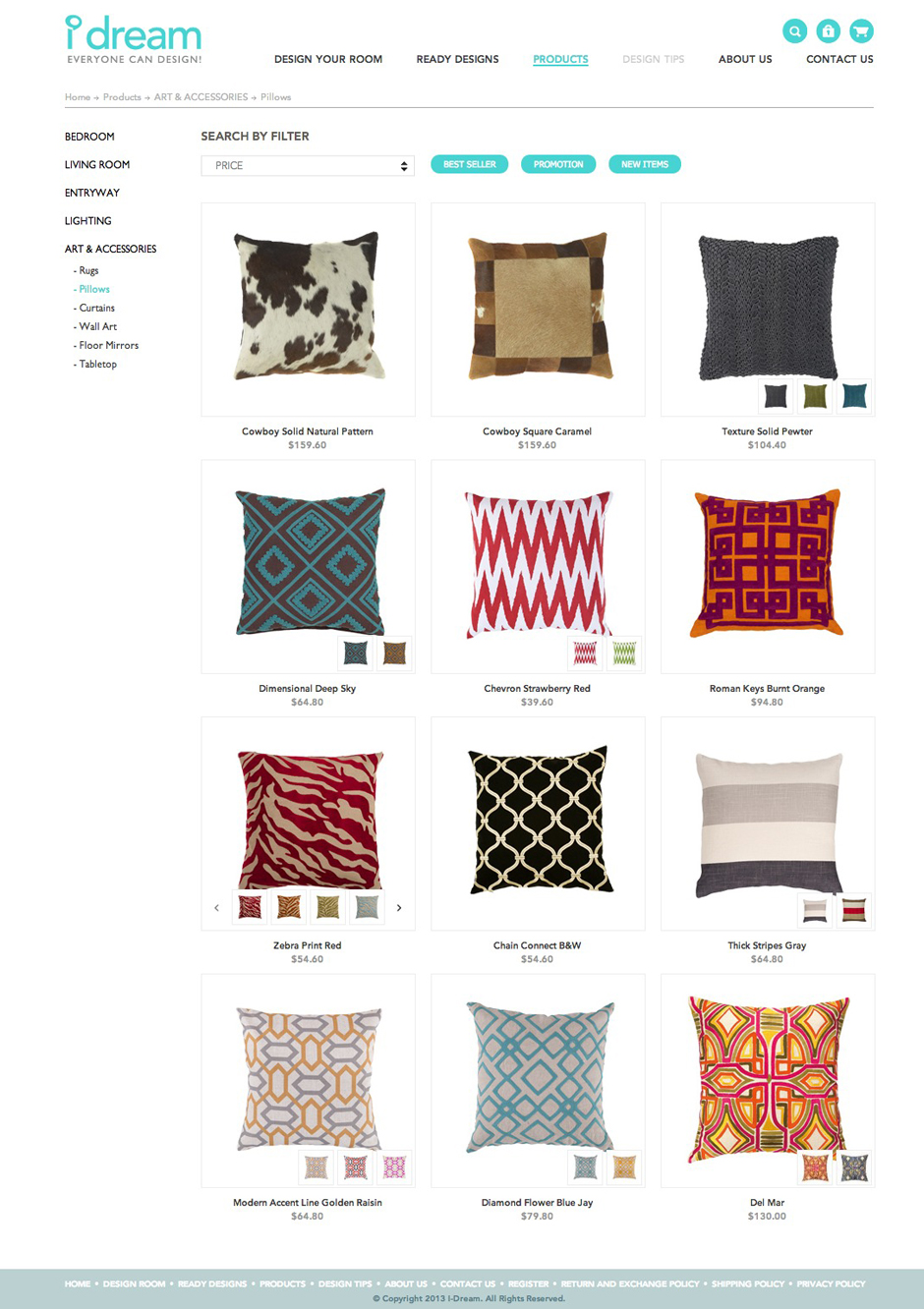 I Dream : Product Page Design Sundae
