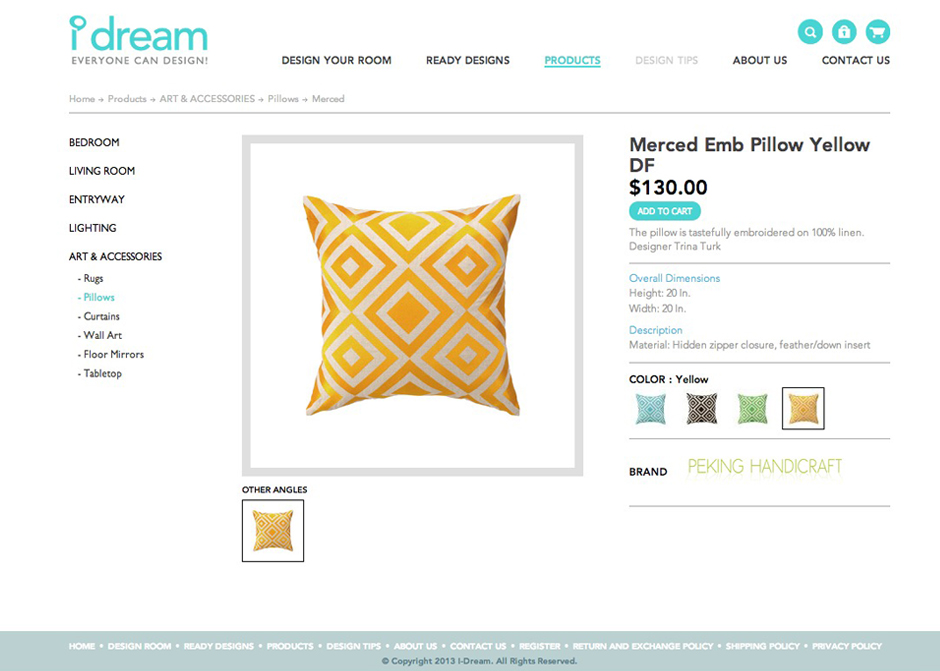 I Dream : Product Detail Design Sundae