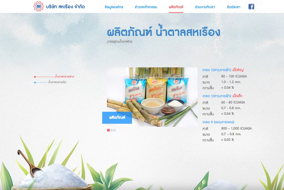 Saharuang Product Page Design Sundae