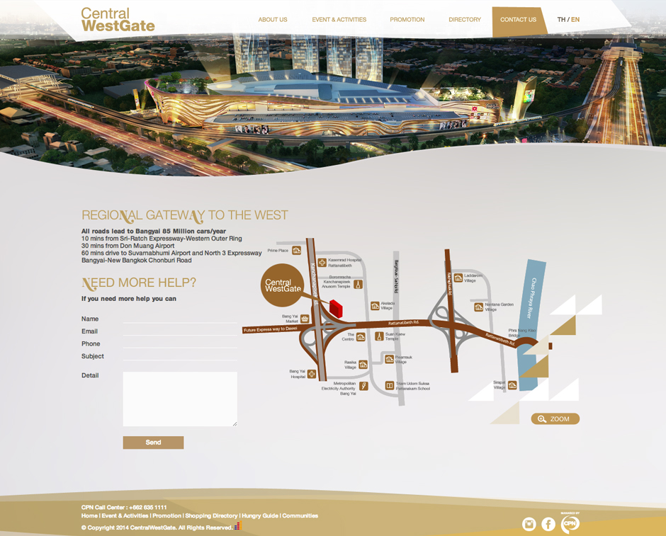 Central Plaza WestGate Contact us Design Sundae