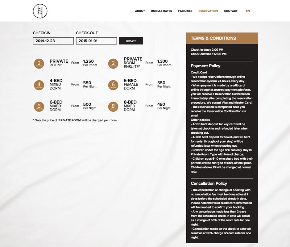 Bed Station Hostel : Reservation Design Sundae