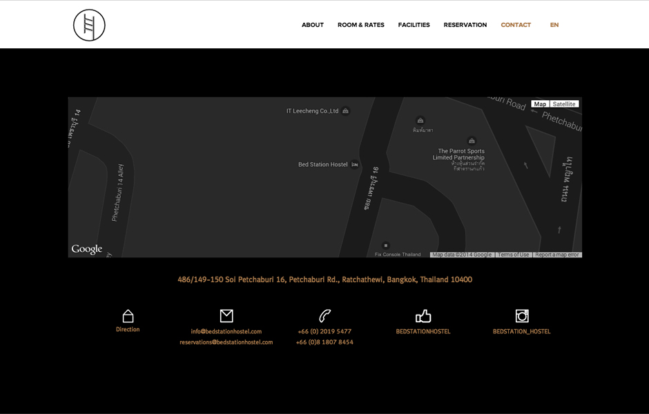 Bed Station Hostel : Contact Design Sundae