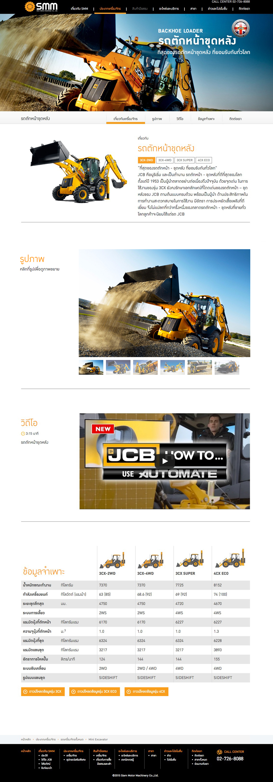 SMM JCB Website : Product Detail Design Sundae