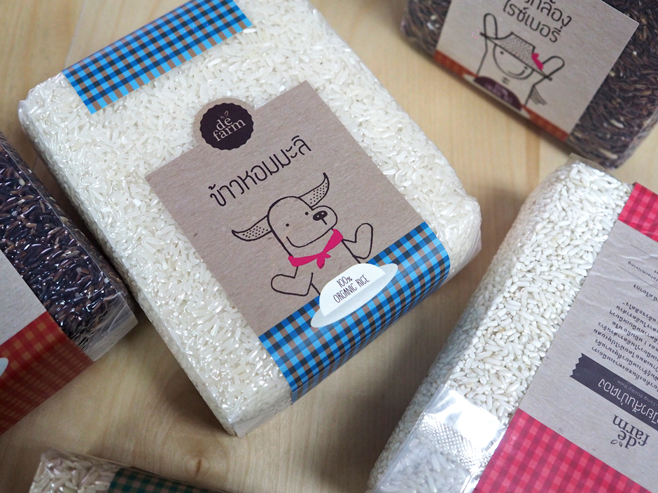 DeFarm rice package Design Sundae