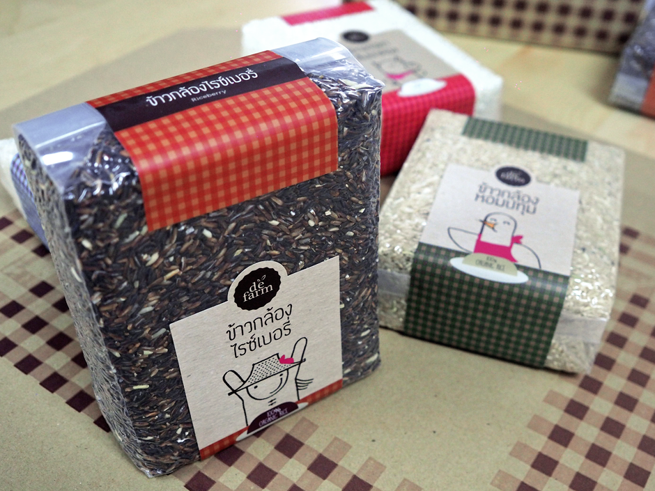 DeFarm rice package Design Sundae
