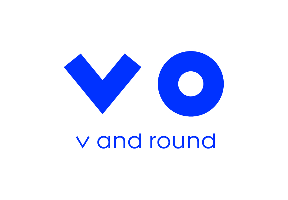 V and Round Logo Design Sundae