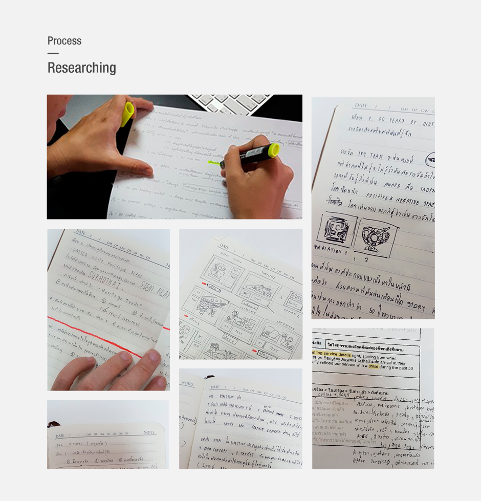 Bangkok Airways Calendar 2018 Design Sundae